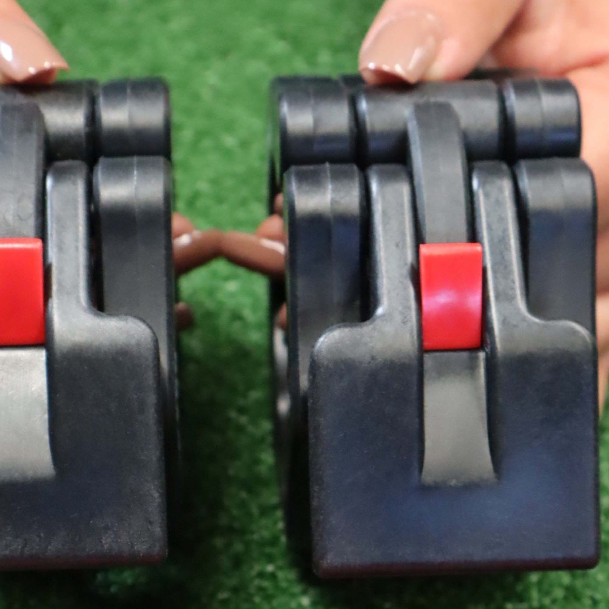 Par de Lock Jaw Collar Red Clip, disponible en Fiteq Guatemala