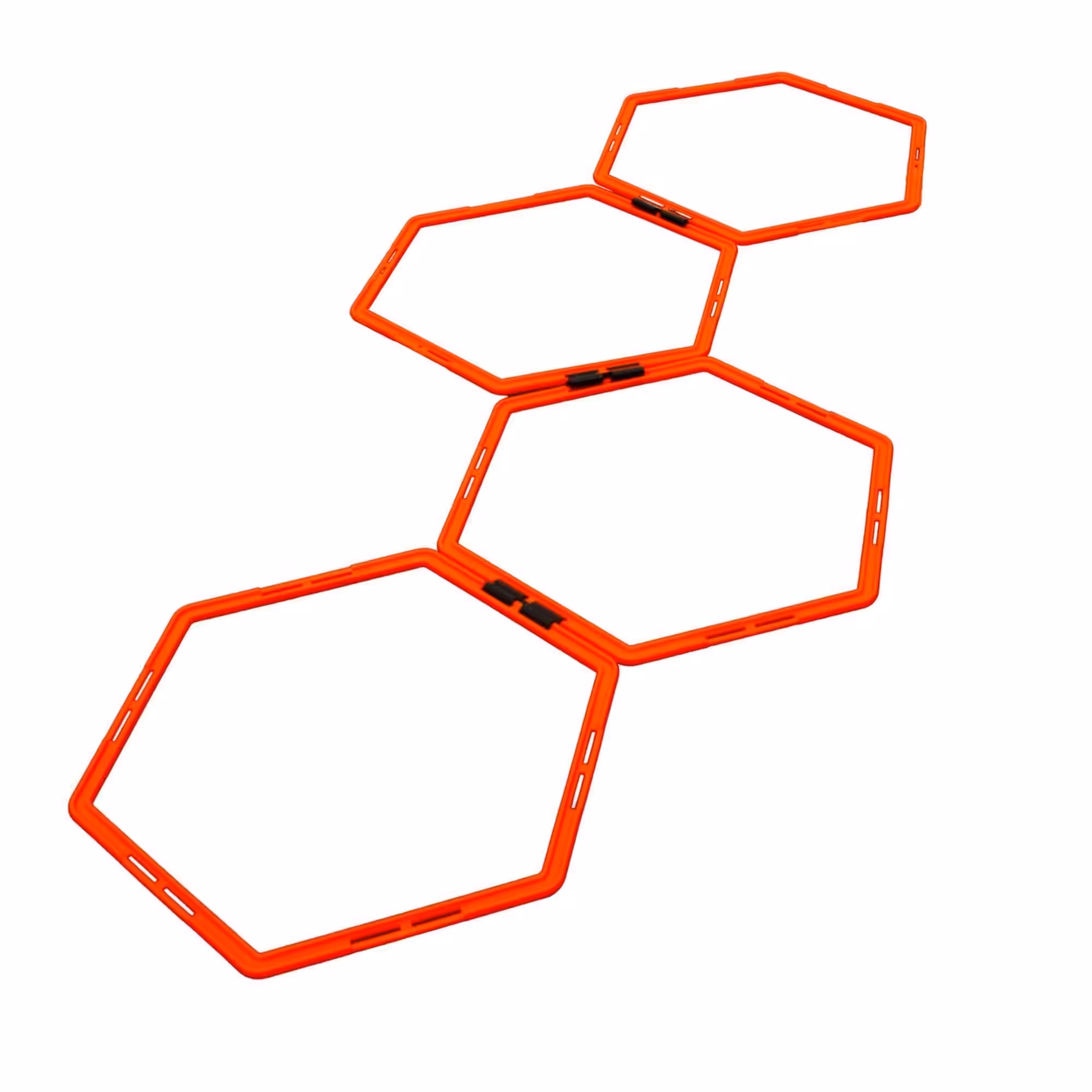 Set de 12 Aros Hexagonales de Agilidad 50cm, disponible en Fiteq Guatemala