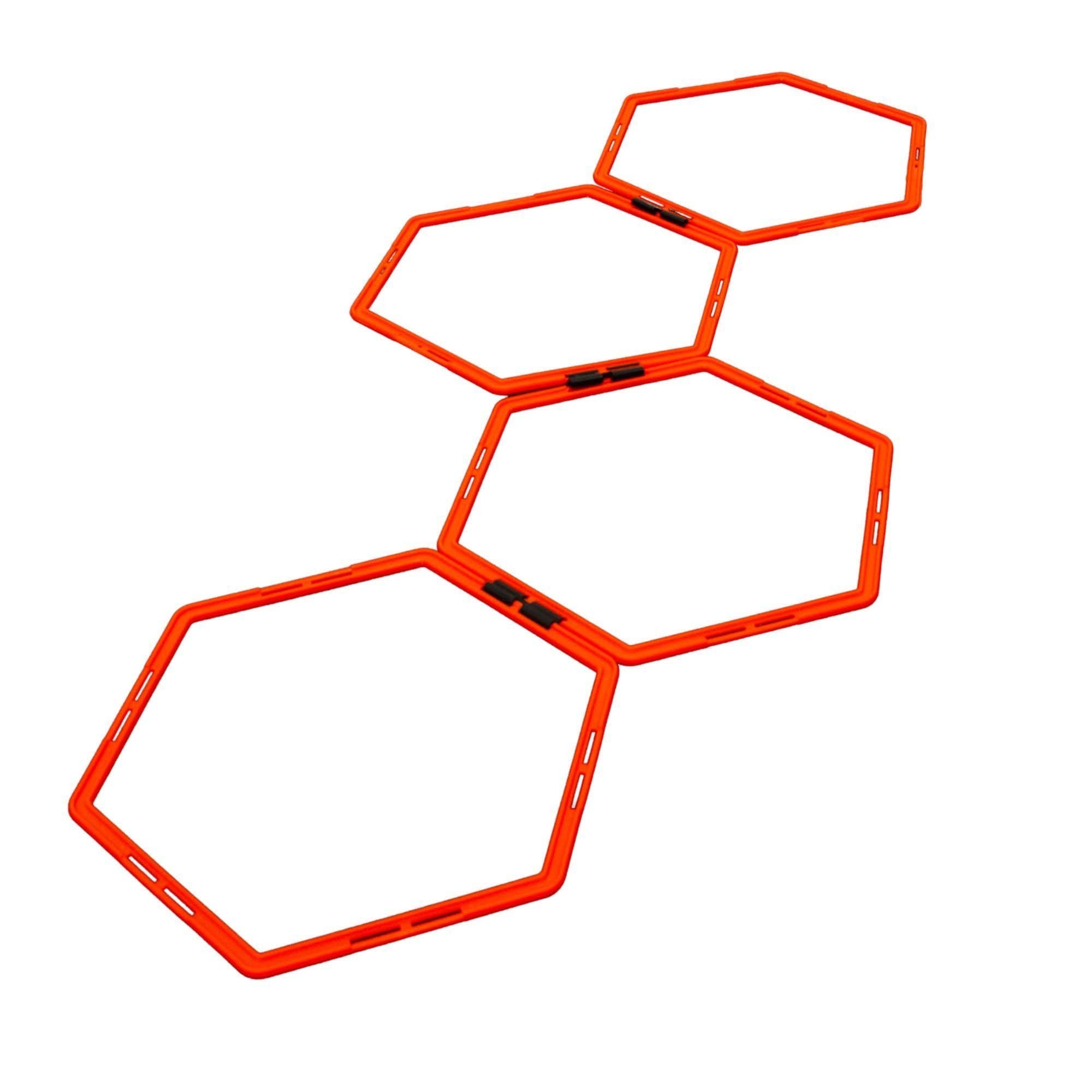 Set de 12 Aros Hexagonales de Agilidad 50cm, disponible en Fiteq Guatemala