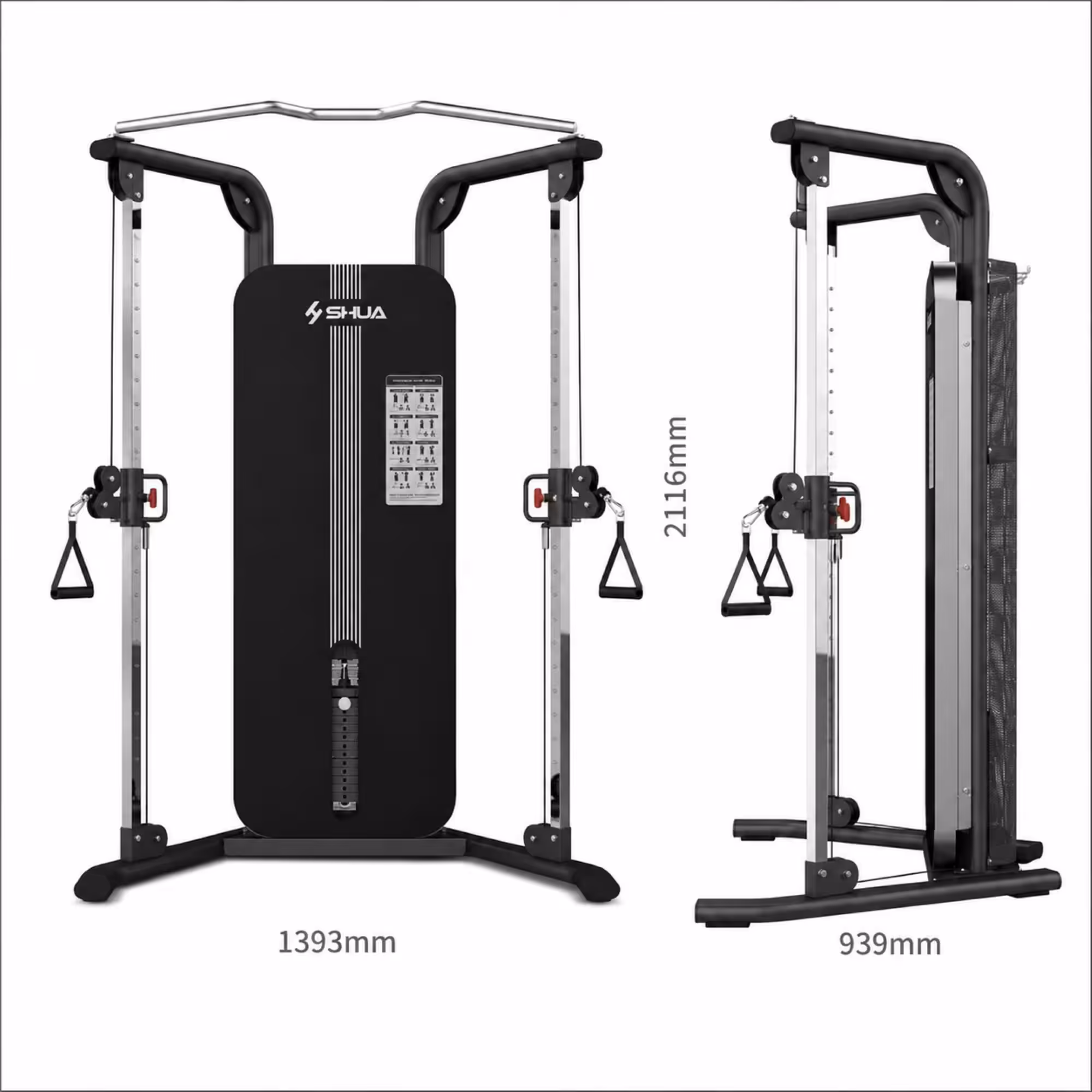 Functional Trainer – Multiestación Funcional 145 lb – Shua - Imagen 1